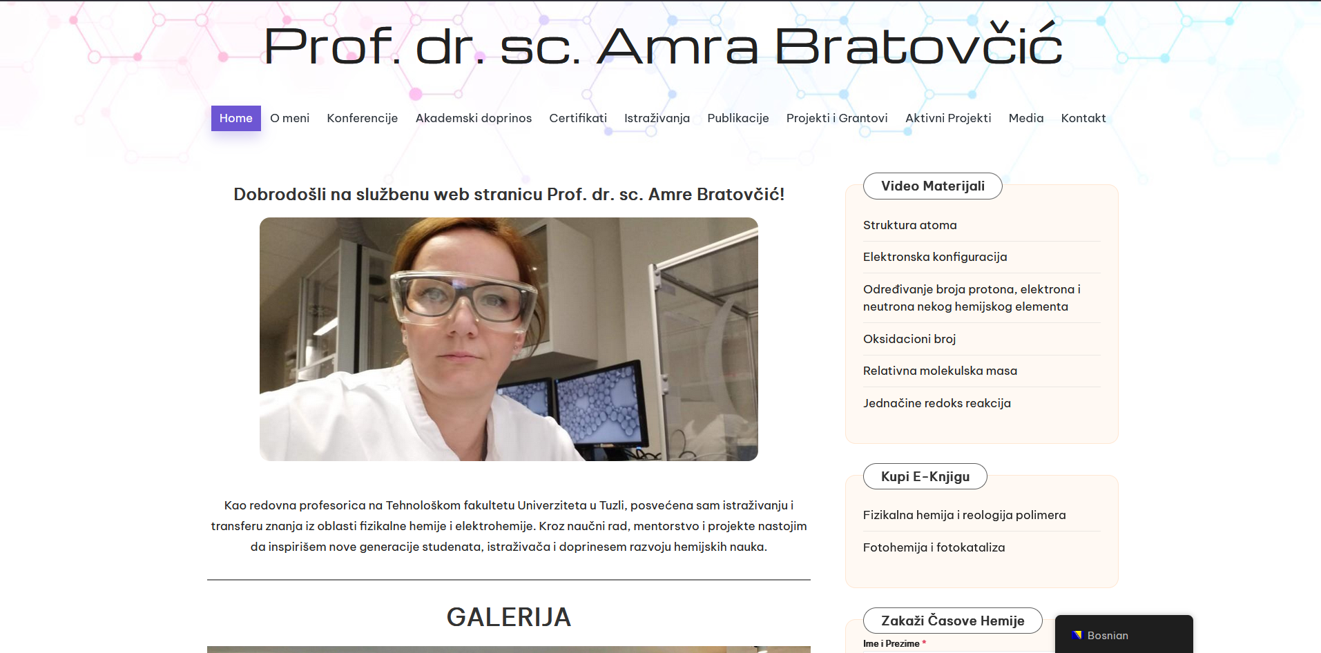 CV – Amra Bratovčić